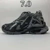 With Box Womens Mens Casual shoes Runner 7.0 7.5 Track 3.0 LED Multicolor Black White Designer Shoes Burgundy Trainers